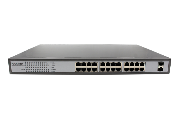 TVG2402--26 ports all Gigabit PoE Switch