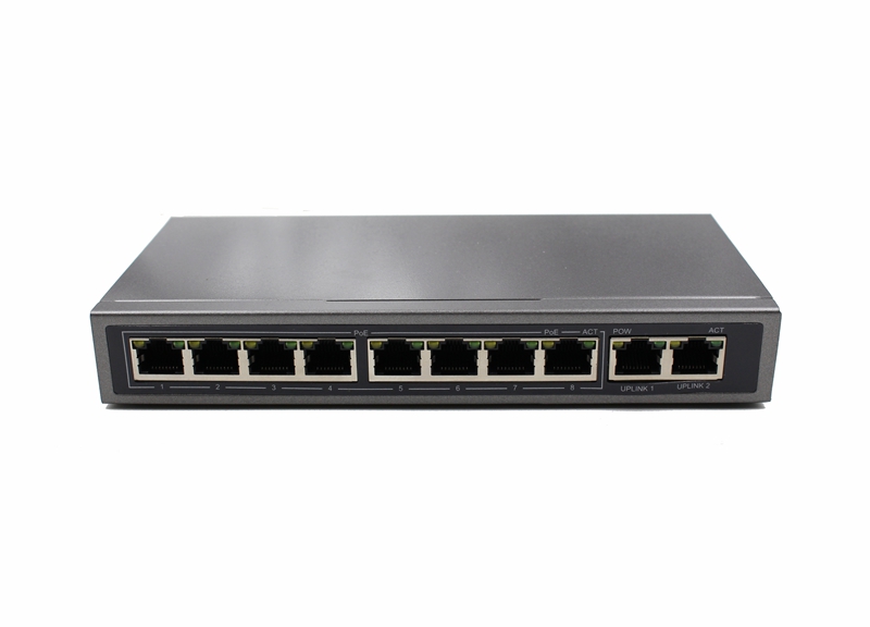 TV802--10/100M 10 ports PoE Switch